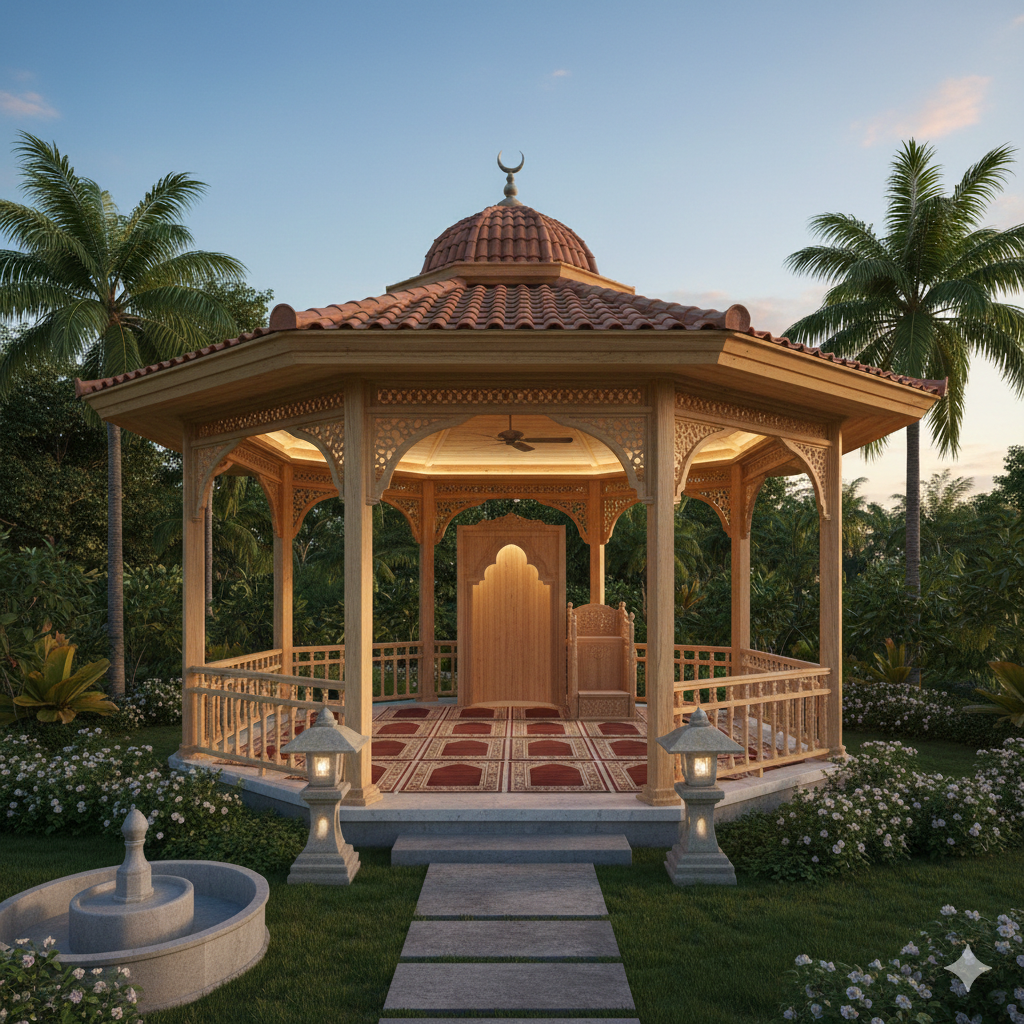 Gazebo Mushola - Gazebo Minimalis Berkualitas